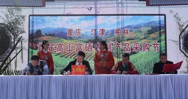 硒浦公司举办--首届高山富硒生态农副产品采购节