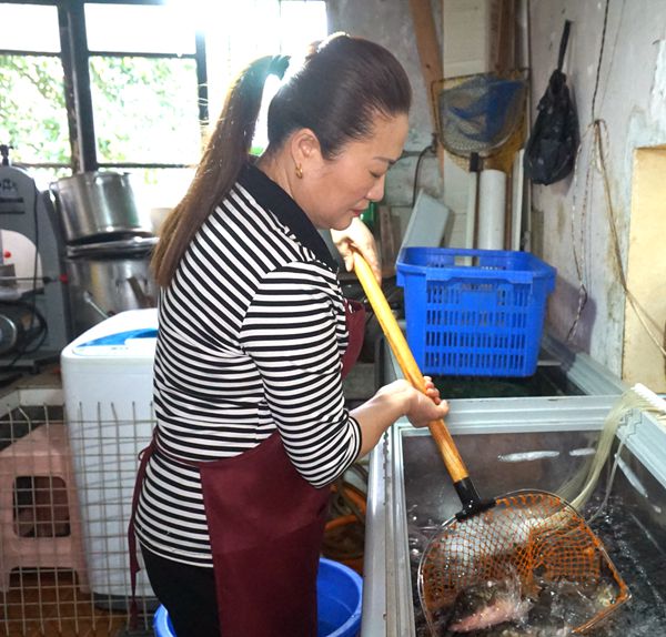 老厂区生活记忆在 盐道香无刺鲫鱼江湖菜 这家店里延续